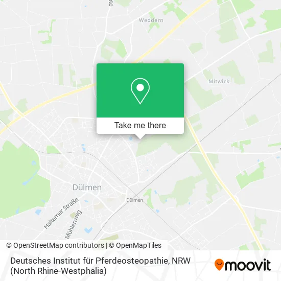 Карта Deutsches Institut für Pferdeosteopathie