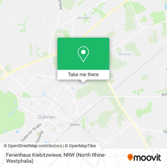 Ferienhaus Kiebitzwiese map