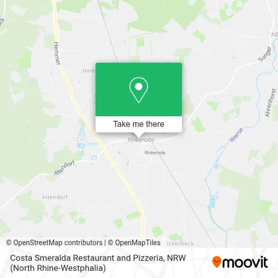 Ristorante Pizzeria Costa Smeralda map