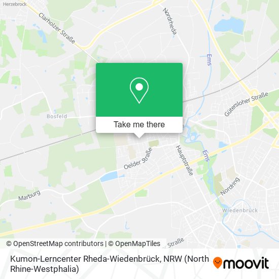 Kumon-Lerncenter Rheda-Wiedenbrück map