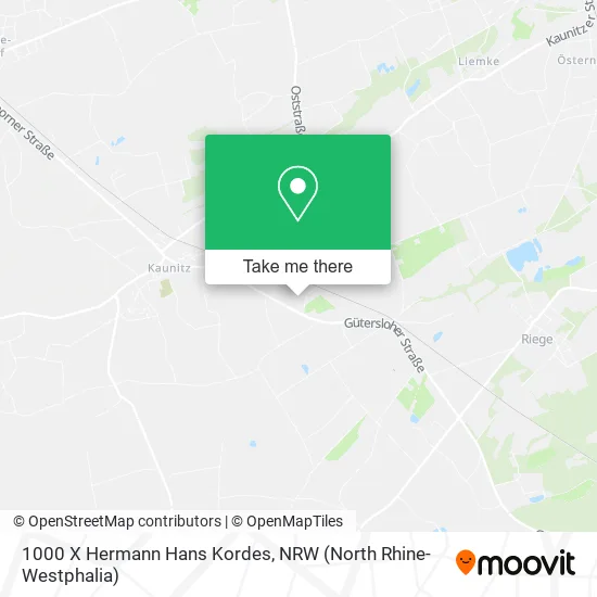 Карта 1000 X Hermann Hans Kordes