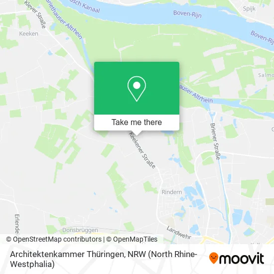 Карта Architektenkammer Thüringen