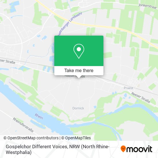 Gospelchor Different Voices map