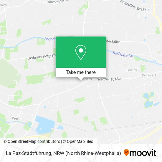 Карта La Paz-Stadtführung