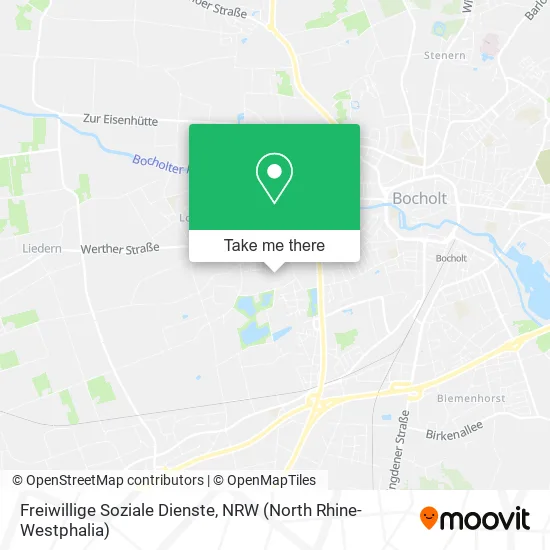 Карта Freiwillige Soziale Dienste