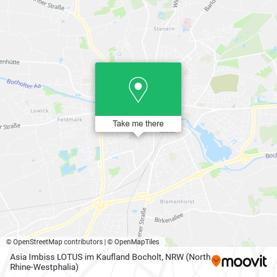 Asia Imbiss LOTUS im Kaufland Bocholt map