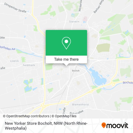 New Yorker Store Bocholt map