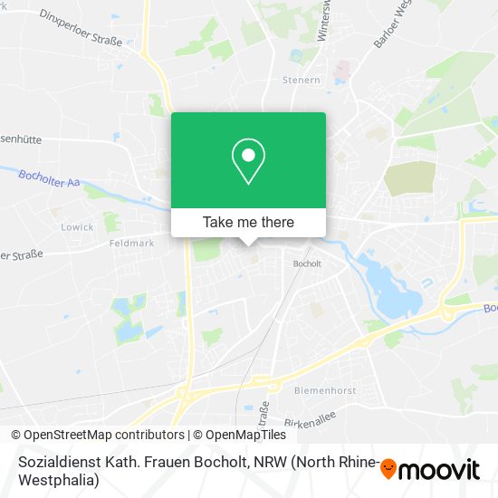 Sozialdienst Kath. Frauen Bocholt map
