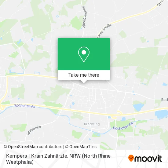 Карта Kempers I Krain Zahnärzte