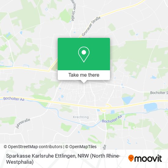 Sparkasse Karlsruhe Ettlingen map