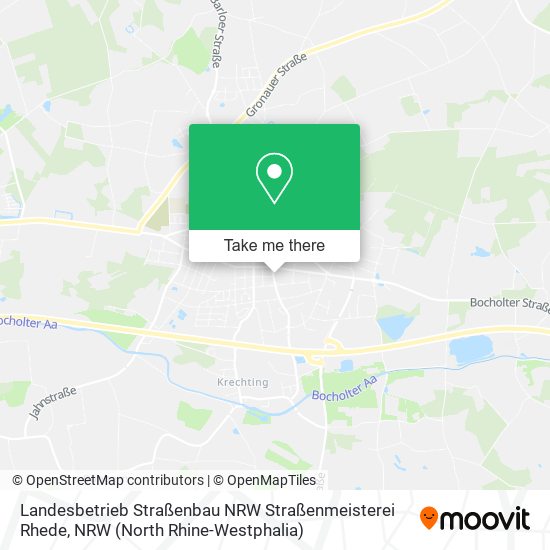 Landesbetrieb Straßenbau NRW Straßenmeisterei Rhede map