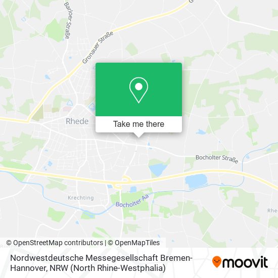 Nordwestdeutsche Messegesellschaft Bremen-Hannover map