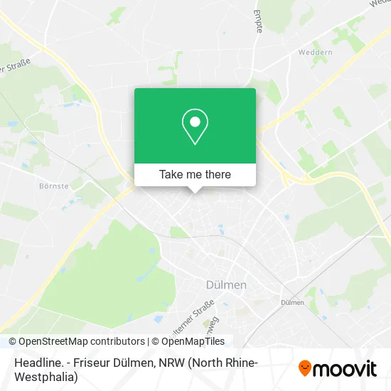 Карта Headline. - Friseur Dülmen