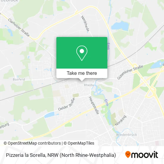 Pizzeria la Sorella map