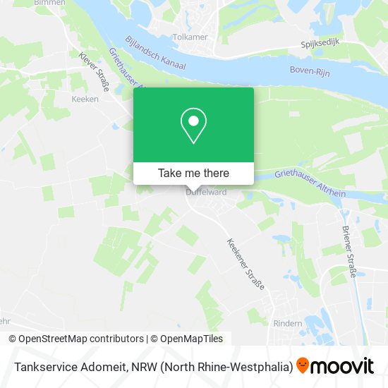 Tankservice Adomeit map