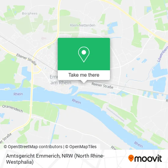 Карта Amtsgericht Emmerich
