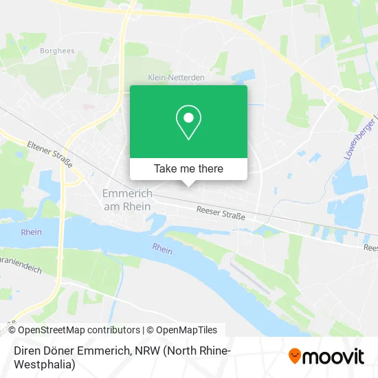 Карта Diren Döner Emmerich