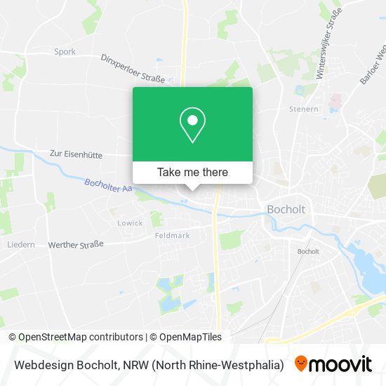 Webdesign Bocholt map