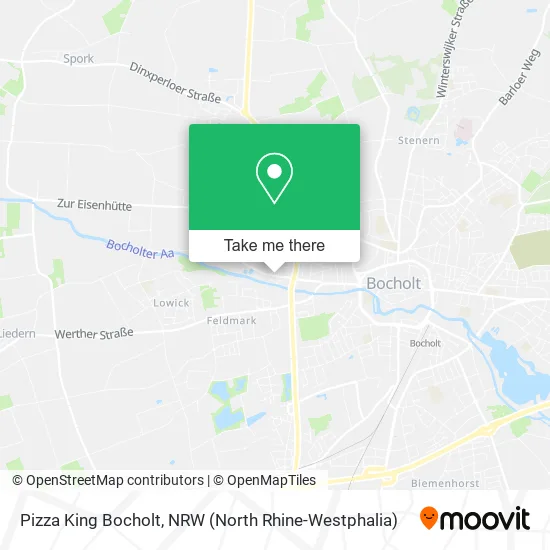 Карта Pizza King Bocholt