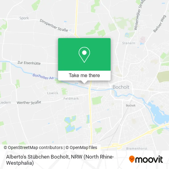 Карта Alberto's Stübchen Bocholt