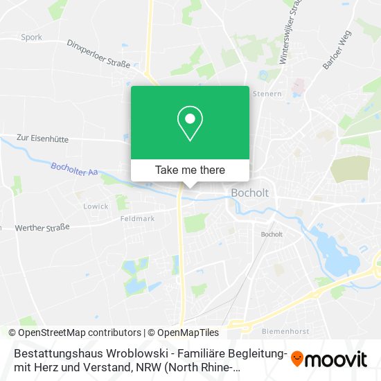 Bestattungshaus Wroblowski - Familiäre Begleitung- mit Herz und Verstand map