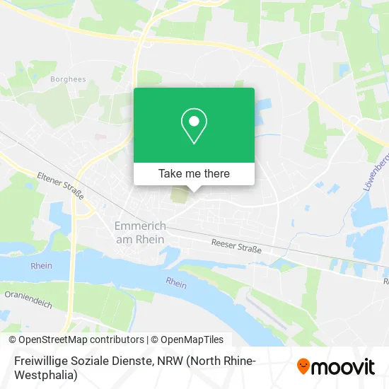 Карта Freiwillige Soziale Dienste