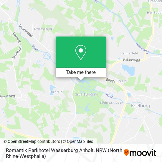Romantik Parkhotel Wasserburg Anholt map