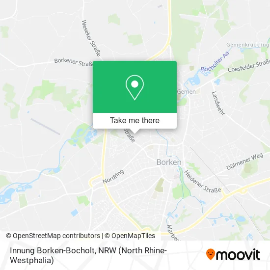 Карта Innung Borken-Bocholt