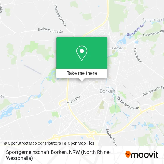 Sportgemeinschaft Borken map