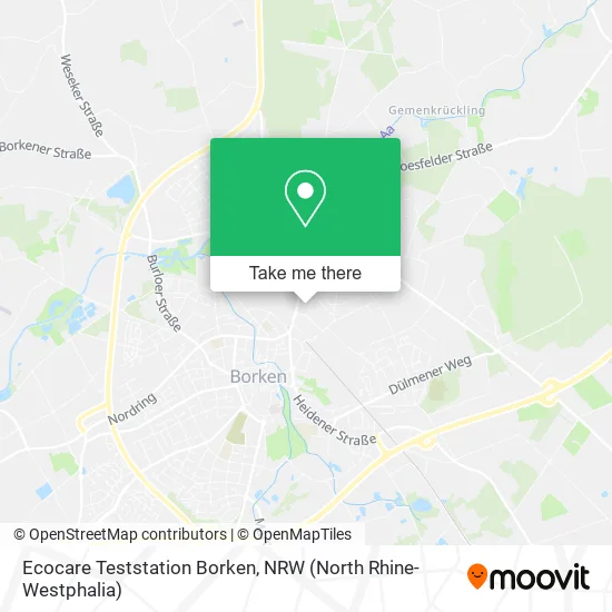 Карта Ecocare Teststation Borken