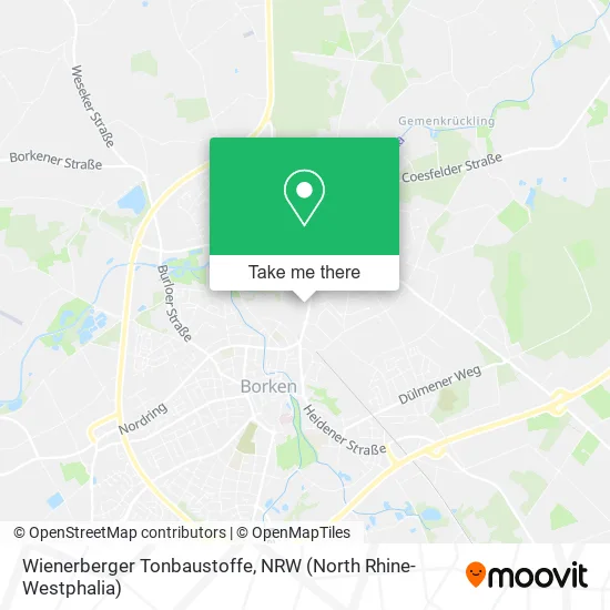 Карта Wienerberger Tonbaustoffe