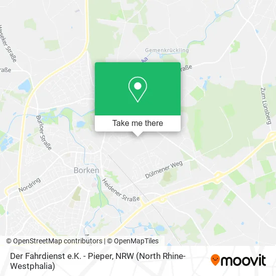 Карта Der Fahrdienst e.K. - Pieper