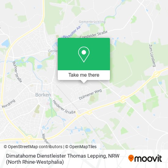 Dimatahome Dienstleister Thomas Lepping map