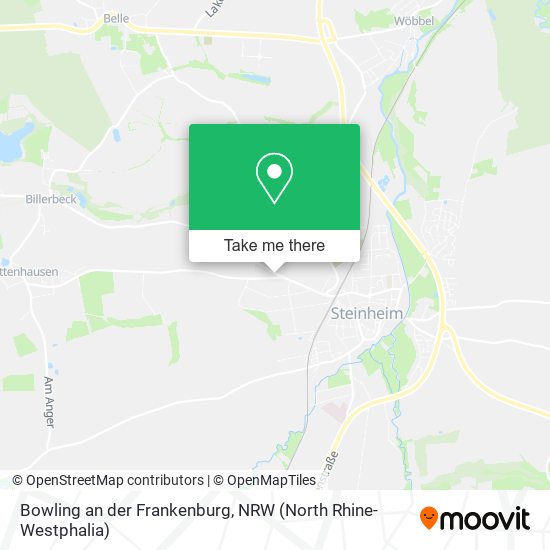 Bowling an der Frankenburg map