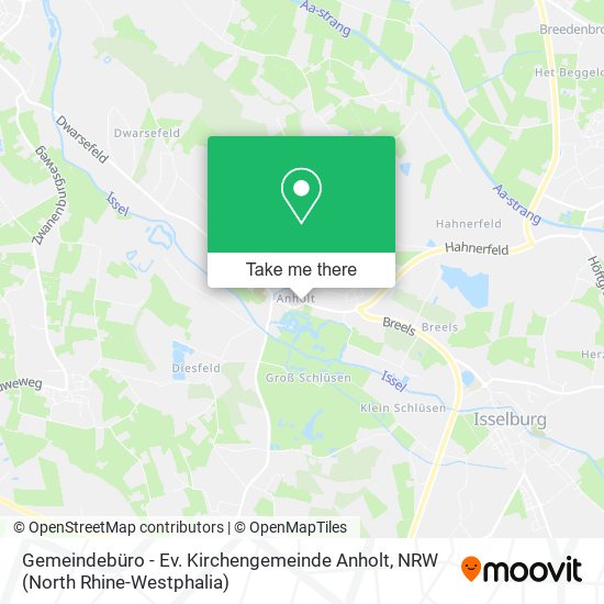 Gemeindebüro - Ev. Kirchengemeinde Anholt map