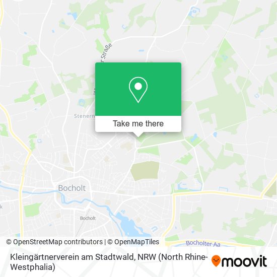 Kleingärtnerverein am Stadtwald map