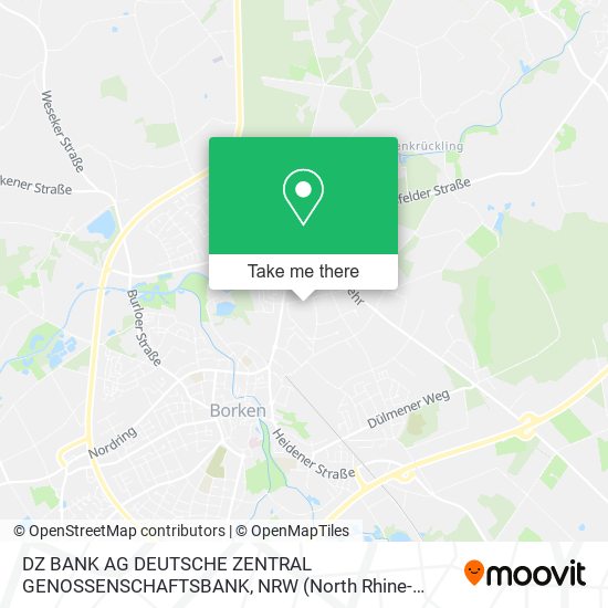 DZ BANK AG DEUTSCHE ZENTRAL GENOSSENSCHAFTSBANK map