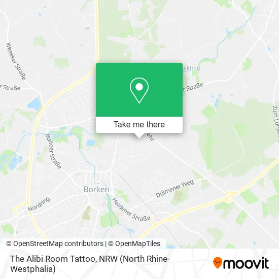 The Alibi Room Tattoo map