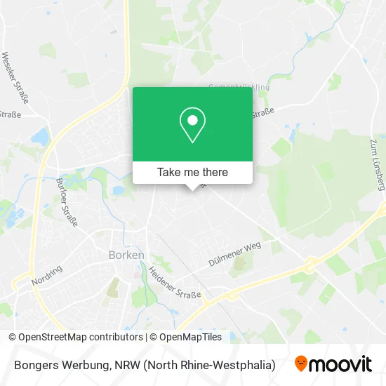 Карта Bongers Werbung