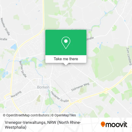 Карта Vrenegor-Verwaltungs