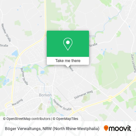 Böger Verwaltungs map