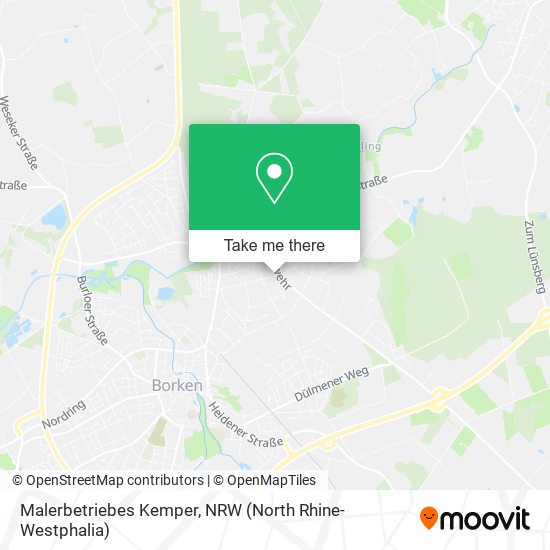 Malerbetriebes Kemper map