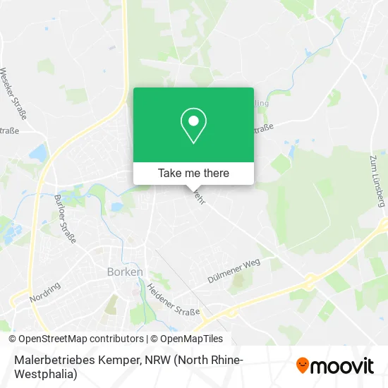 Карта Malerbetriebes Kemper