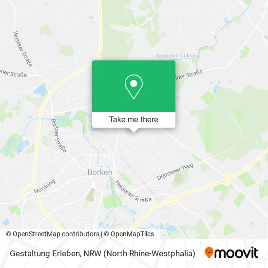 Карта Gestaltung Erleben