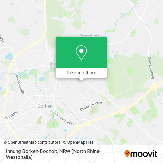 Карта Innung Borken-Bocholt