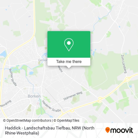 Haddick - Landschaftsbau Tiefbau map