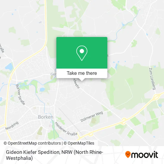 Карта Gideon Kiefer Spedition