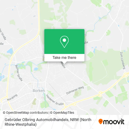 Карта Gebrüder Olbring Automobilhandels