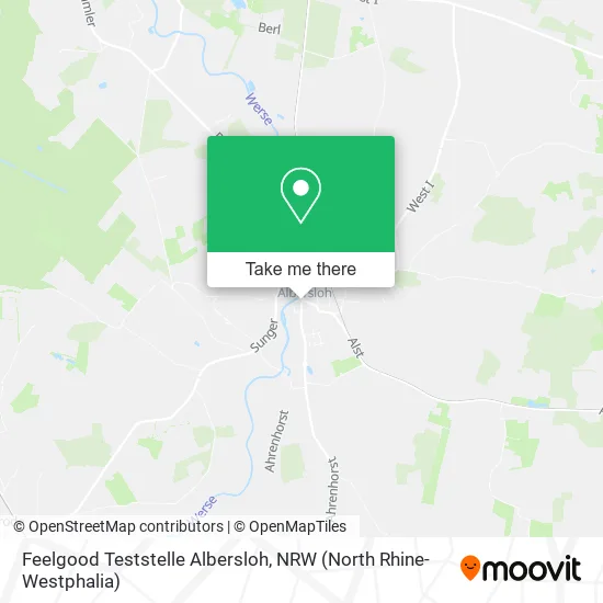 Карта Feelgood Teststelle Albersloh