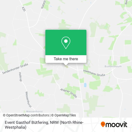 Event Gasthof Bütfering map